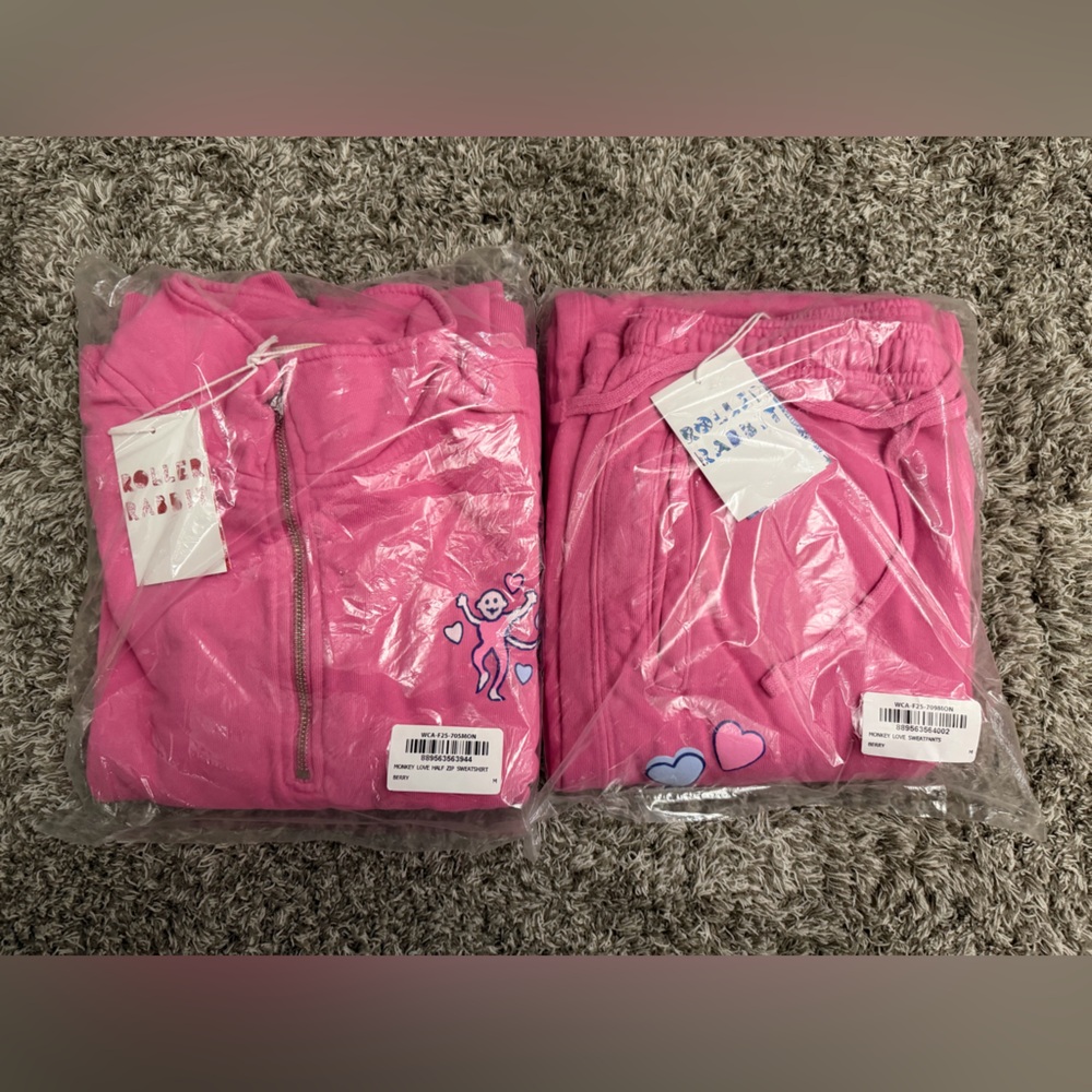 Roller Rabbit Bundle Monkey Love Half Zip Sweatsh… - image 2